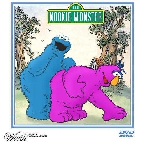 Play on the name "Cookie Monster" from sesame street. 